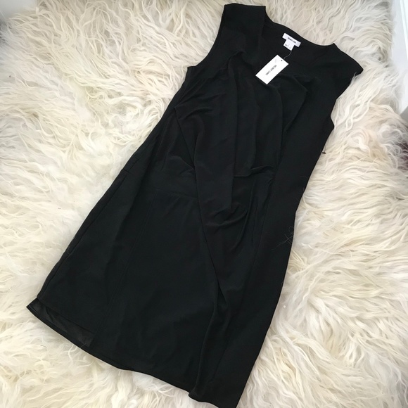 Helmut Lang Slink Seam Square Neck Dress - Picture 2 of 6